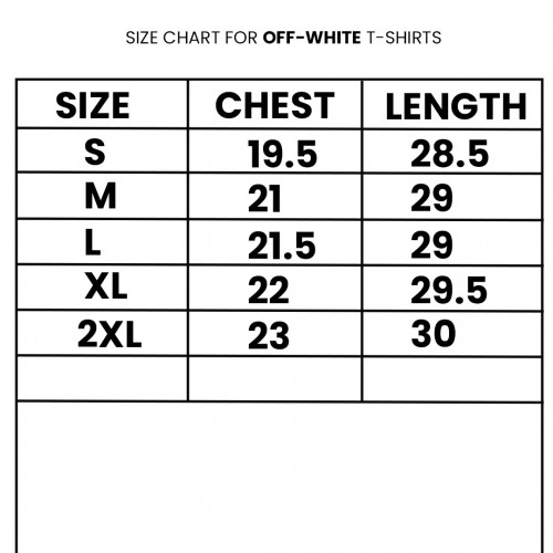 Off-White XO Black T-Shirt